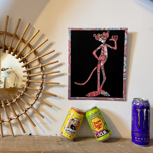 Tableau la panthère rose