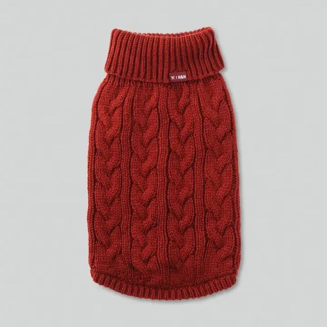 Hackett X Hugo Hudson Cable Knit Jumper - Brick
