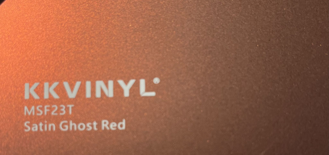 Satin Ghost Red MSF23T