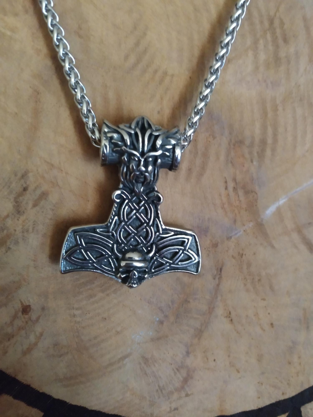 Collier marteau de Thor acier inoxydable 