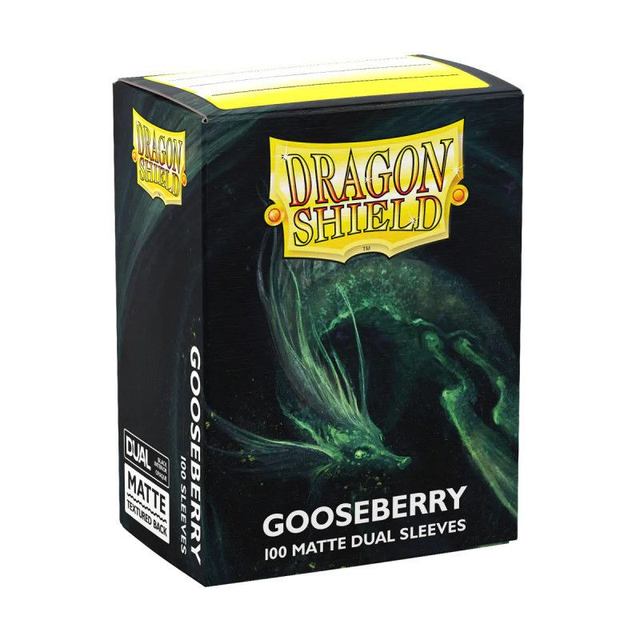 Dragon Shield. Dual Matte (100). Gooseberry