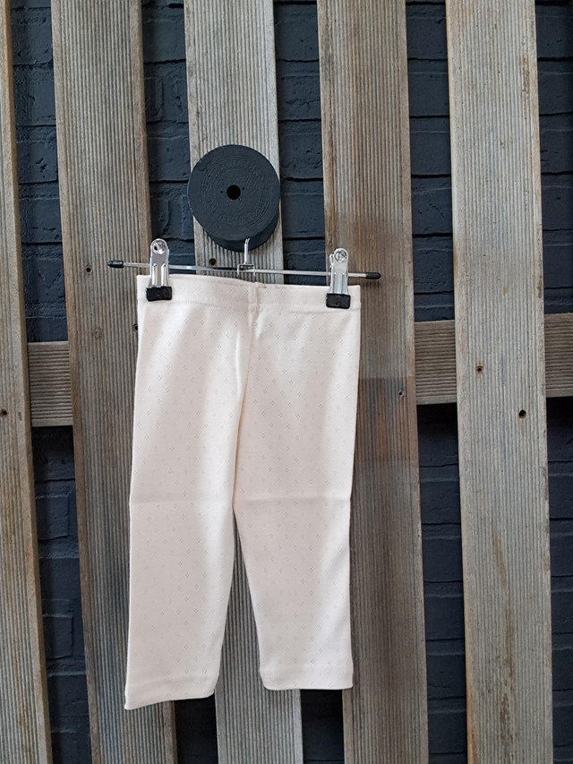 Legging ajour beige