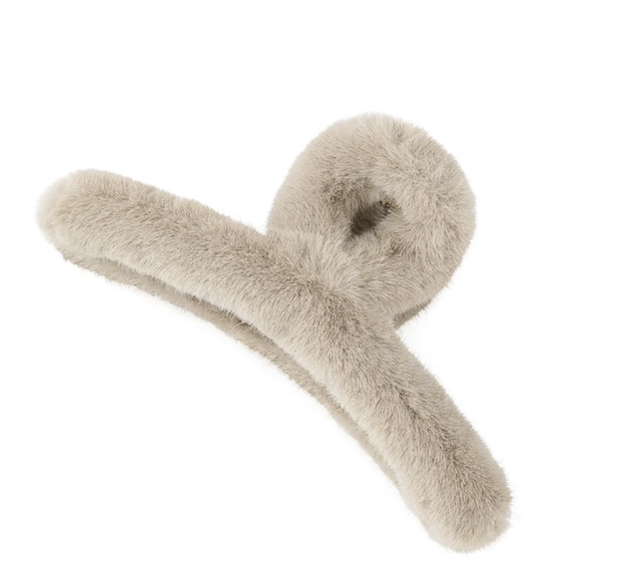 Haarklem Faux Fur XXL Beige