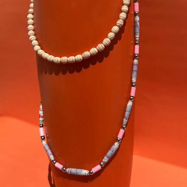 Combo Colares Collab ERA Rosa — Peça ÚNICA