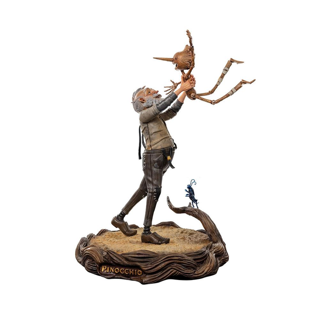 Iron Studios Geppetto & Pinocchio Deluxe (Signed Version) Pinocchio Art Scale 1/10