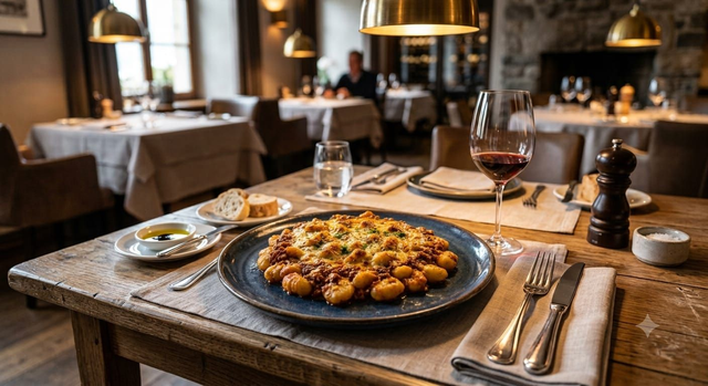 Lundi: 14.09  Gratin de gnocchi