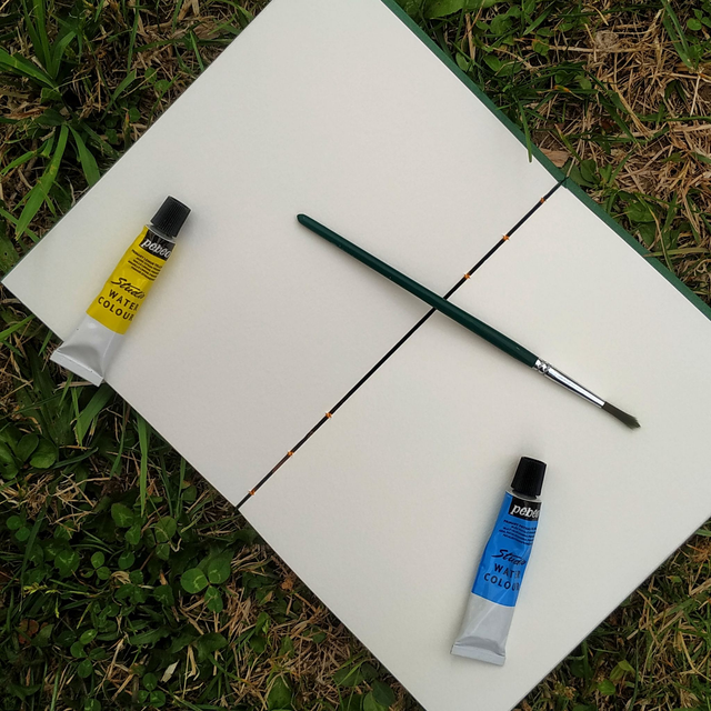 Carnet aquarelle rigide A5 - fleurs/vert - carnet de voyage