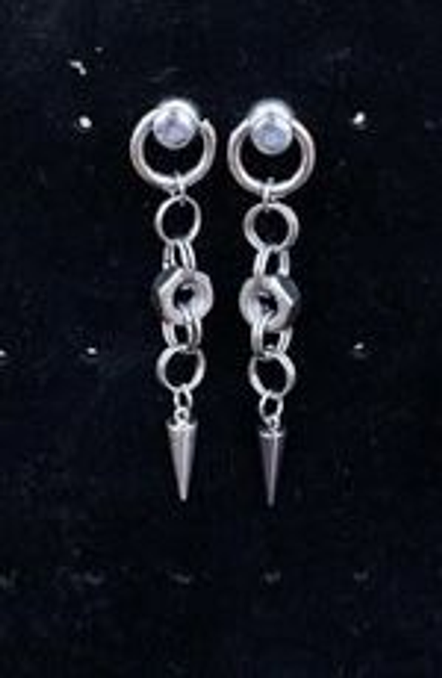 1616013 Ohrringe Edelstahl gross (stainless steel)