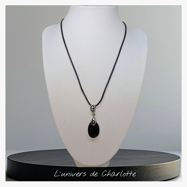 Pendentif "Tourmaline Schorl" PN-013