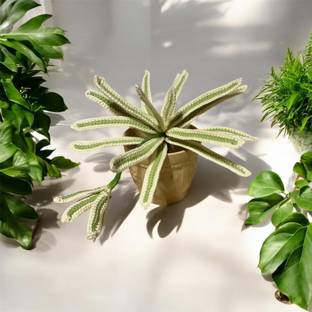 Realistic Crochet Spider Plant