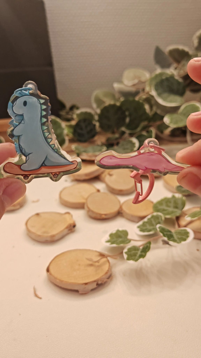 Matching Dino - Keychain