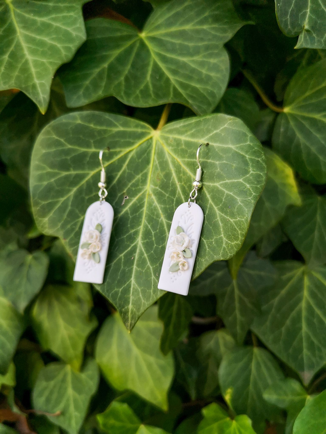 Collection Florale Aube Eternelle - Boucles d&#039;oreilles Barbara