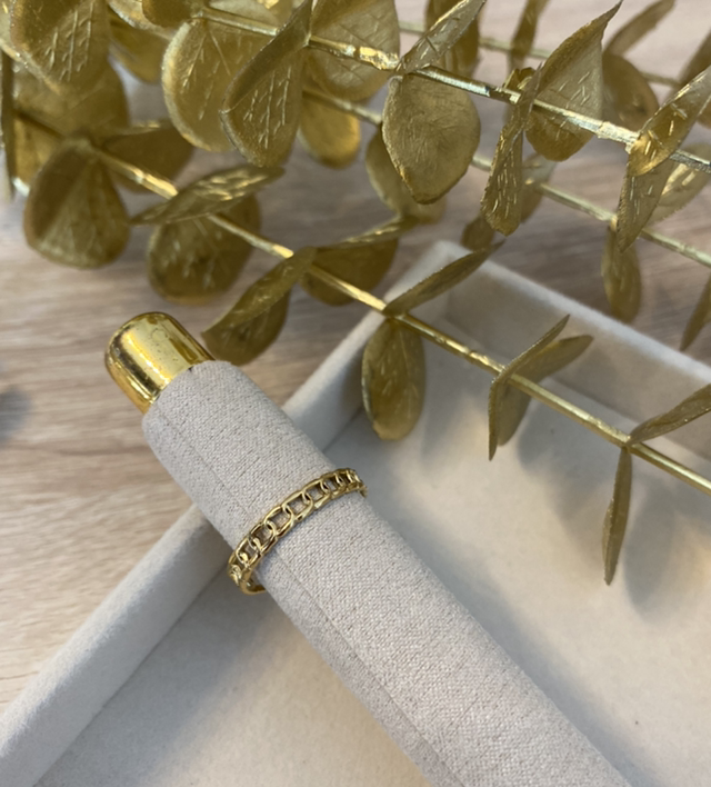 Bague ajustable jade 