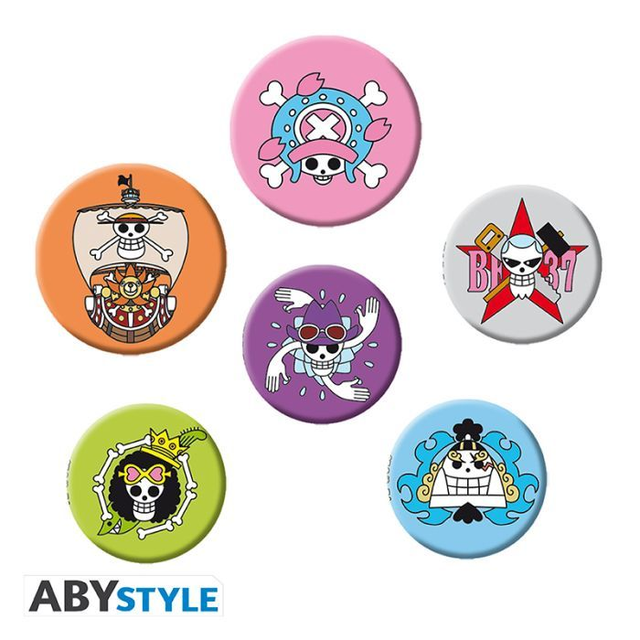 One Piece Skulls Badge Pack