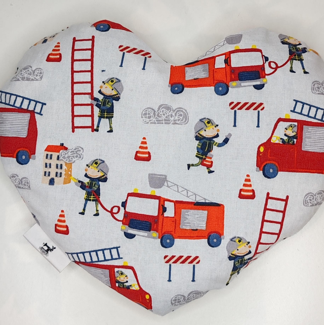 Bouillotte Cœur &quot;POMPIERS&quot;