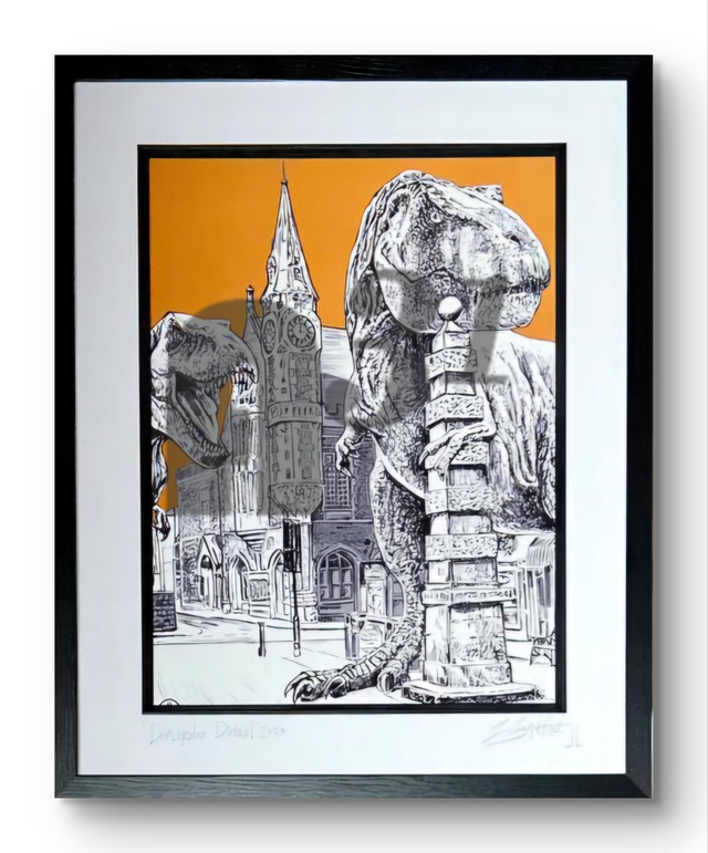 351. Dino&#039;s in Dorchester , Corn Exchange. Dorset Art 