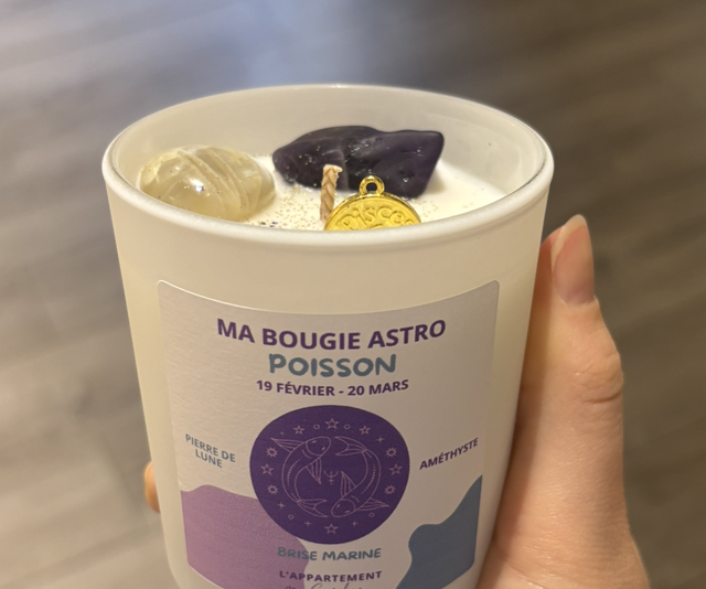 Ma bougie Astro Poisson 