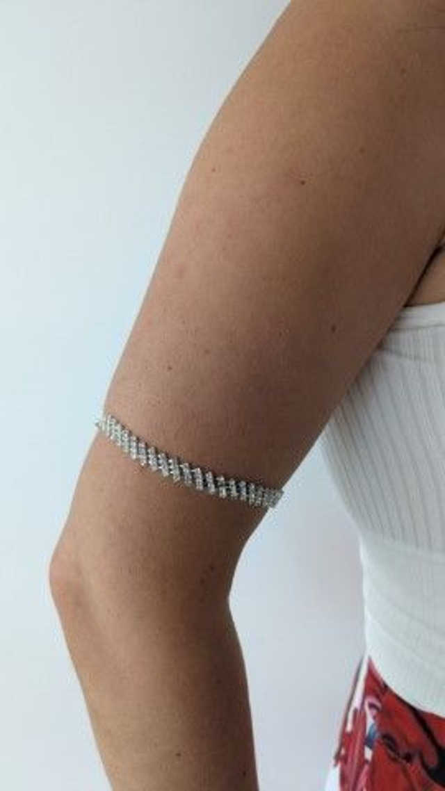 Bracelet de bras Brillant mariage Argent