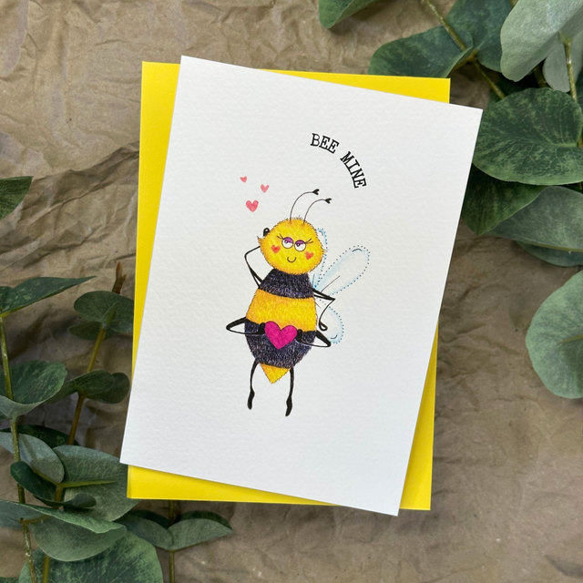 Bee Mine - Greeting card