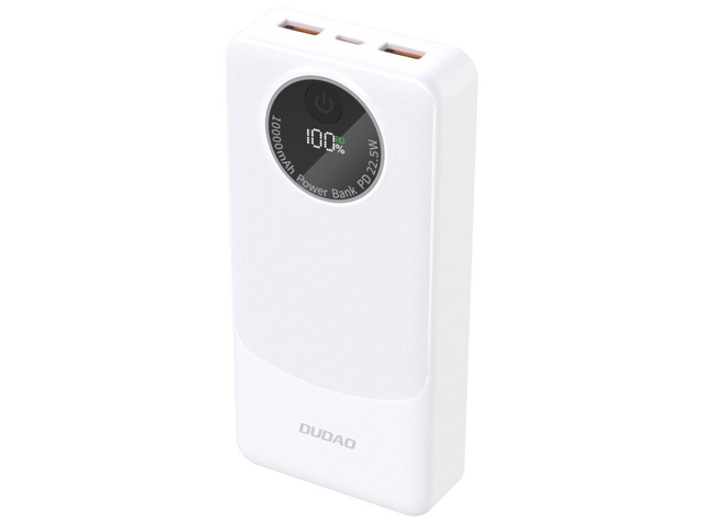Dudao K12Pro powerbank 20000mAh 22.5 Watt Hvid