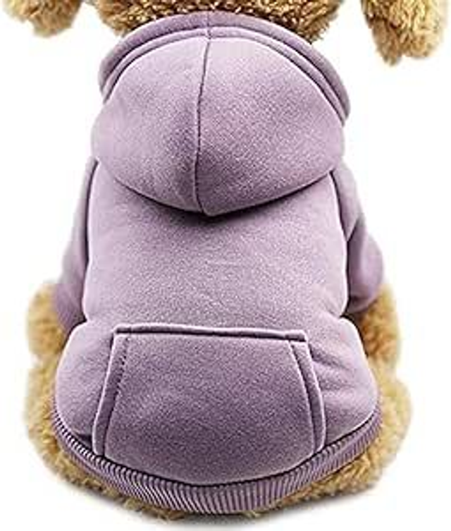 Idepet sweat à capuche pour  chien violet  T XL 