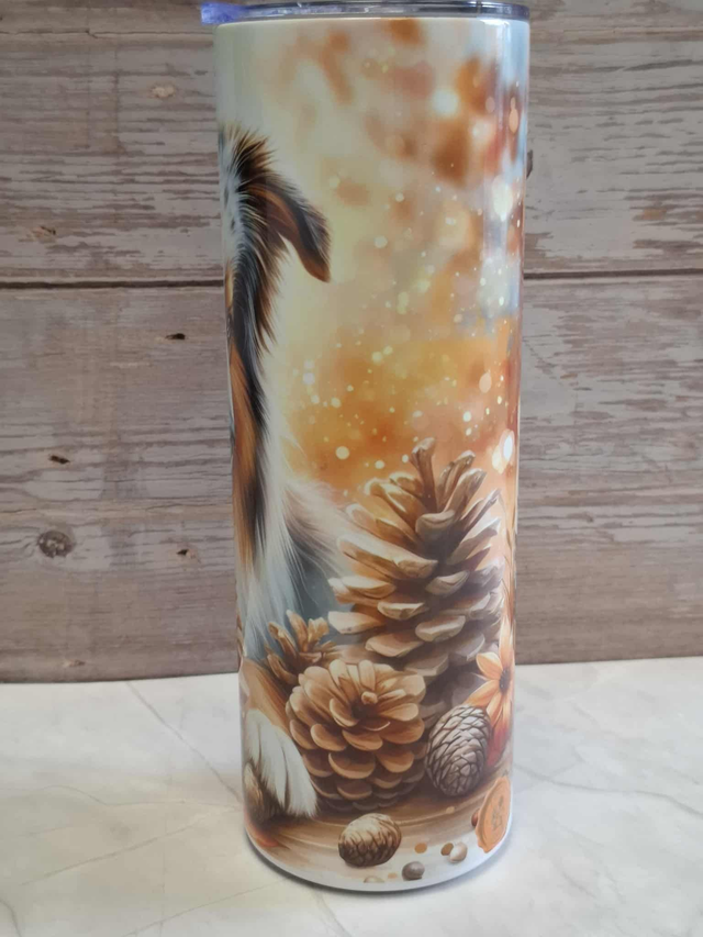 Gourde canette berger d automne personnalisé