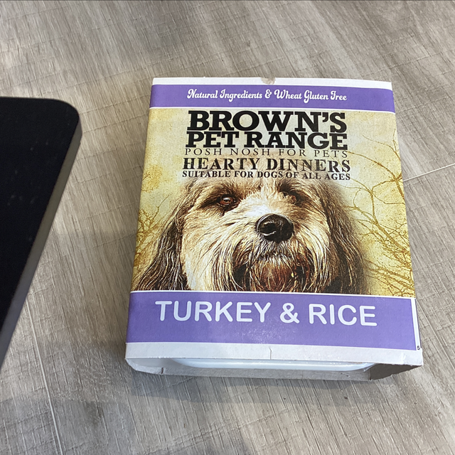 Browns turkey & rice (wet pack)