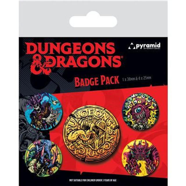 Dungeons & Dragons: 5 Badge Pack