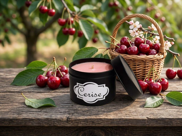 Bougie parfumée "Cerise explosive"