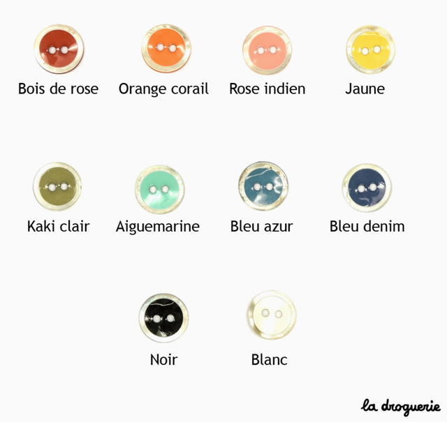 knopen: Wit gelakt 14 mm