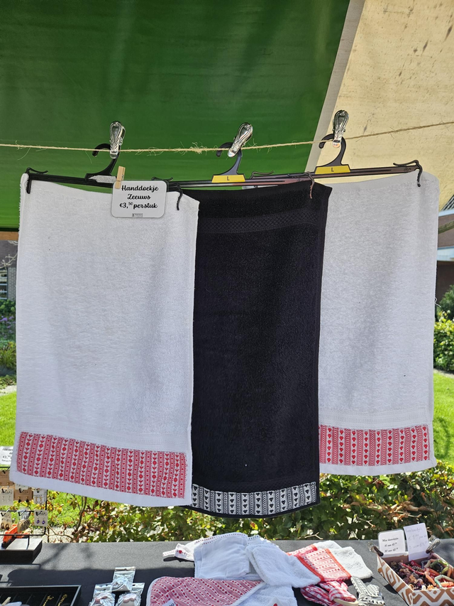 Handdoek met Zeeuws randje