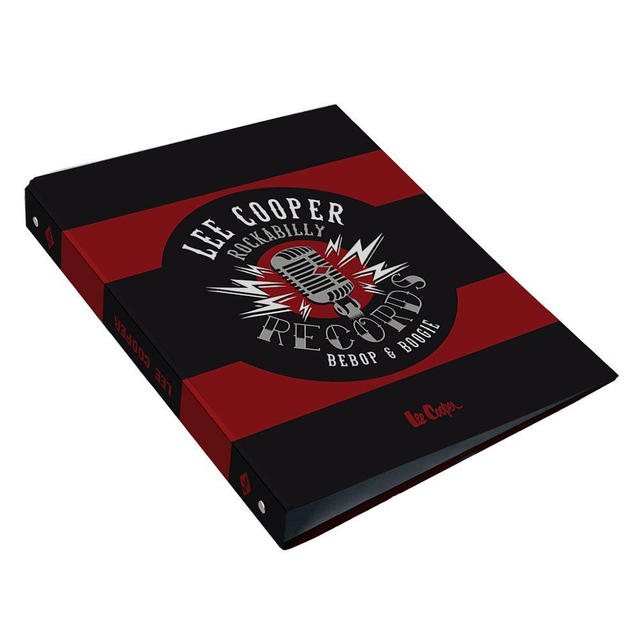 Classeur scolaire A4 LEE COOPER Rockabilly 4 anneaux 3386177041525