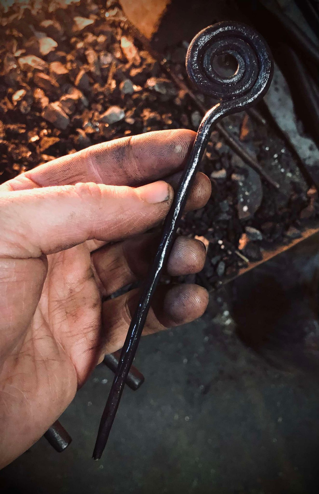 Pic à cheveux - Spirale