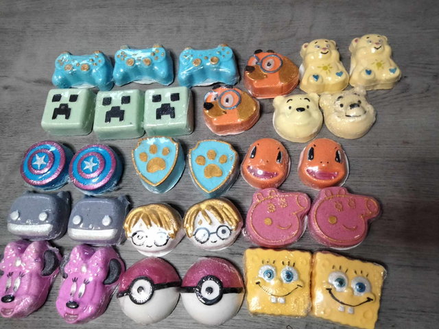Character Bath Bombs 