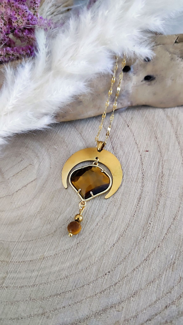 Collier "Astral" Oeil de tigre