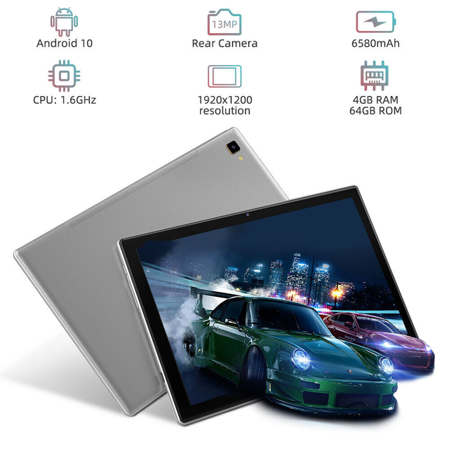 Blackview Tab8 10.1inch Android 4G Phone Call Tablets 4GB+ 64GB 6580mAh Dual SIM