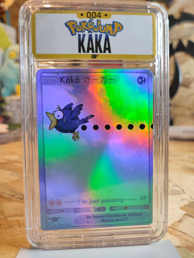 Carte custom Pokejump Kaka sous slab