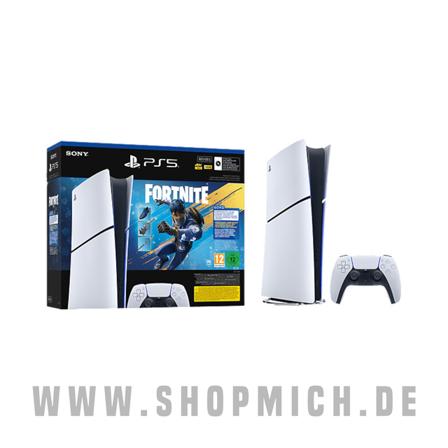 SONY │ Playstation 5 Slim digital 825 GB – Fortnite Erblühendes-Chaos-Bundle