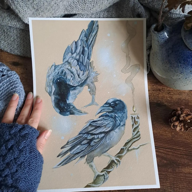  corbeaux Hugin et Munin