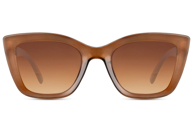 CLARA Lunettes de Soleil Marron/Marron