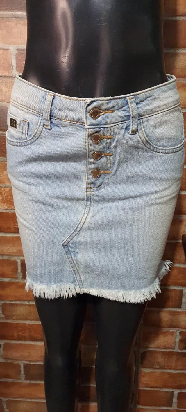 Saia Jeans Curta,  T/38