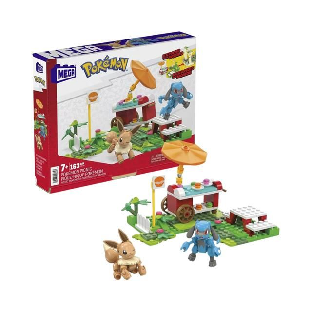 Mega Bloks Pokémon Poke Puff Picnic Building Set - 173pcs