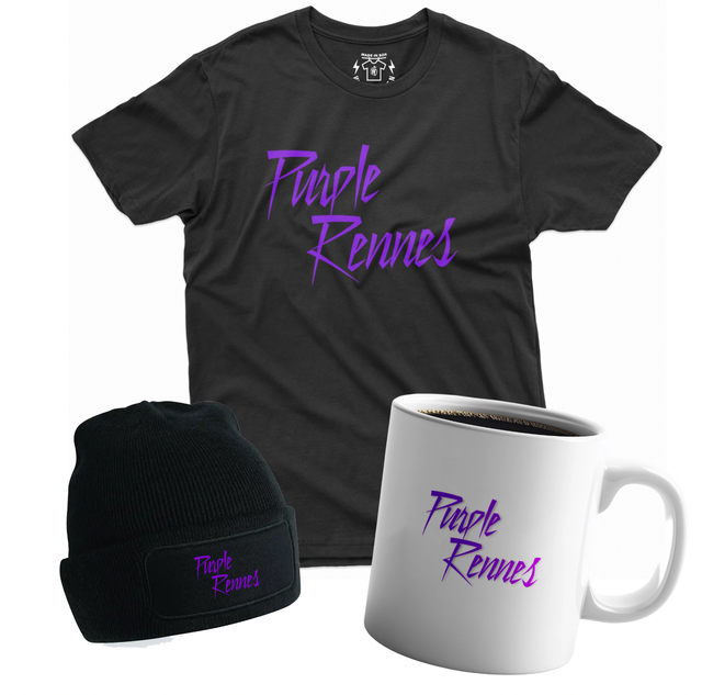 "PURPLE RENNES" Tshirt, Sweat, Bonnet, Totebag, Mug