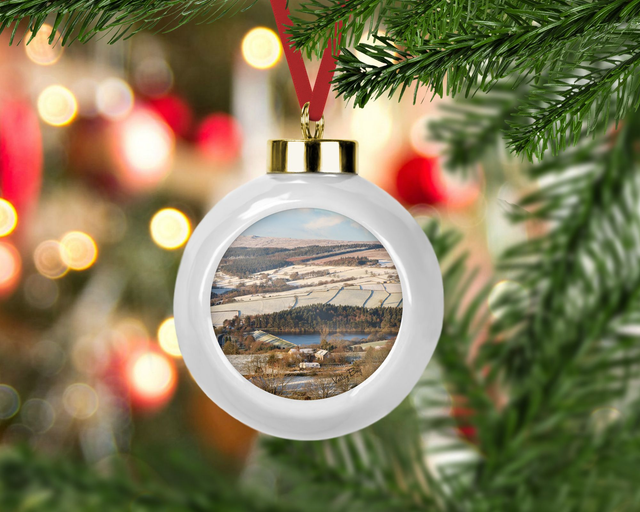“Winter at Bradfield” Ceramic Bauble  