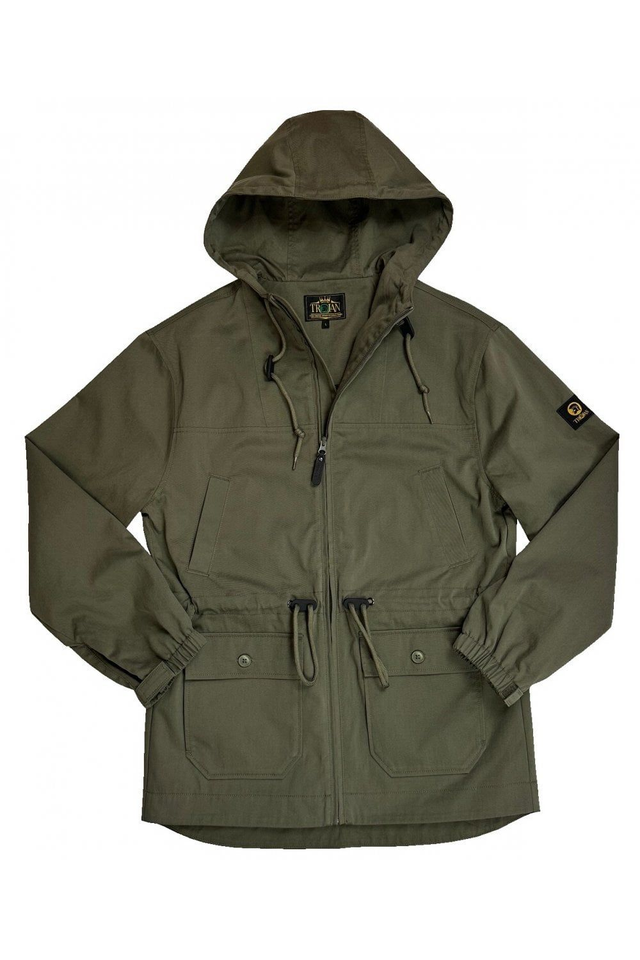 Trojan TC1053 Twill Badged Parka - Army (3 colours available)