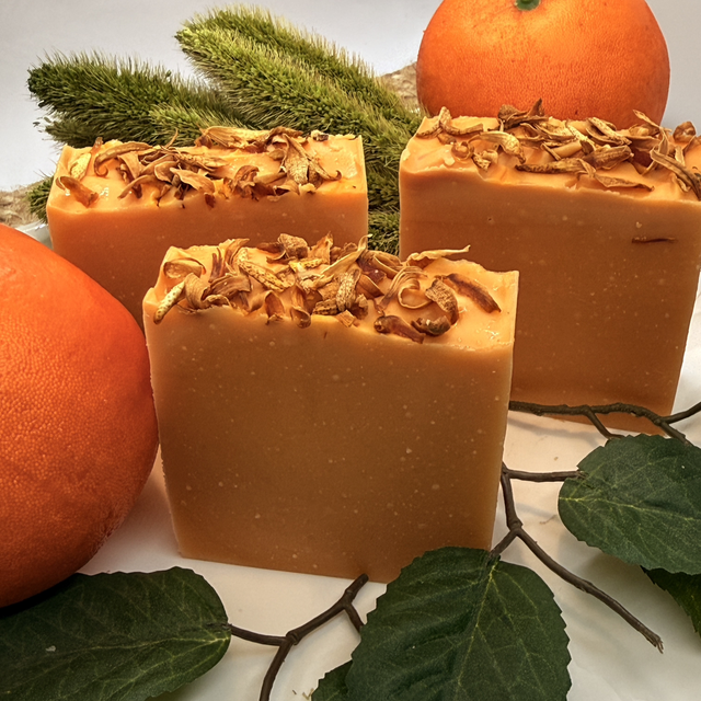 Sabonete Artesanal de Laranja Doce e Toranja
