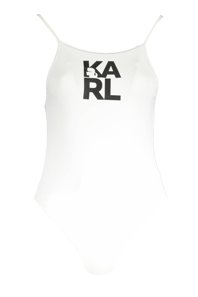KARL LAGERFELD BEACHWEAR COSTUME INTERO DONNA BIANCO