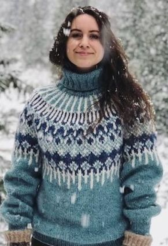 Føyka Polar Sweater Kit - Col 03 (Arctic Exposure Álafosslopi) - Wool & Pattern - Linka Neumann