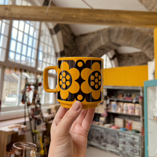 Magpie X Hornsea Mug Geo Flower - Yellow
