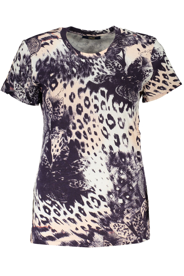 CAVALLI CLASS T-SHIRT MANICHE CORTE DONNA ROSA